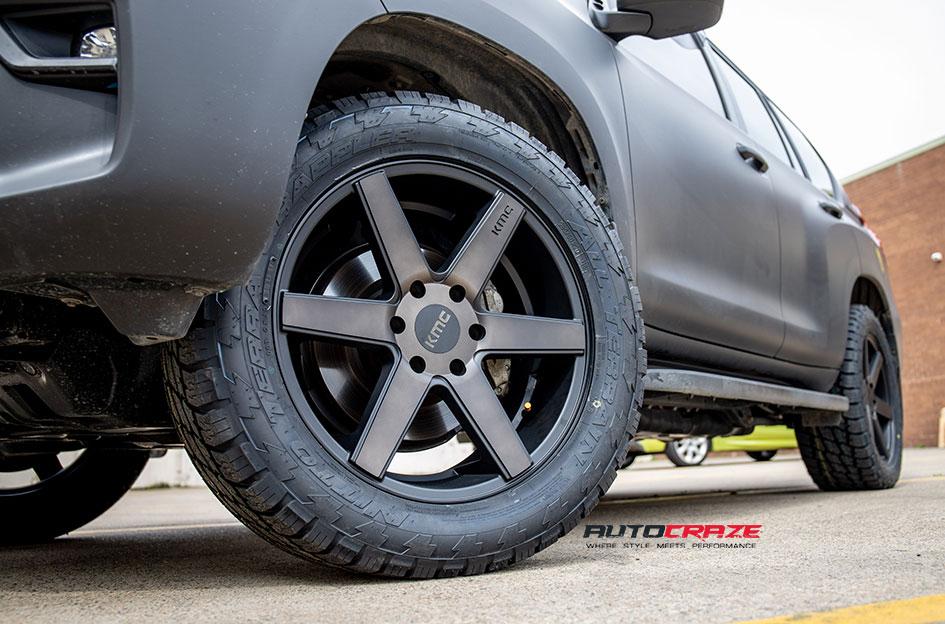 TOYOTA-PRADO-DISTRICT-TRUCK-MATTE-BLACK-TINTED-FACE